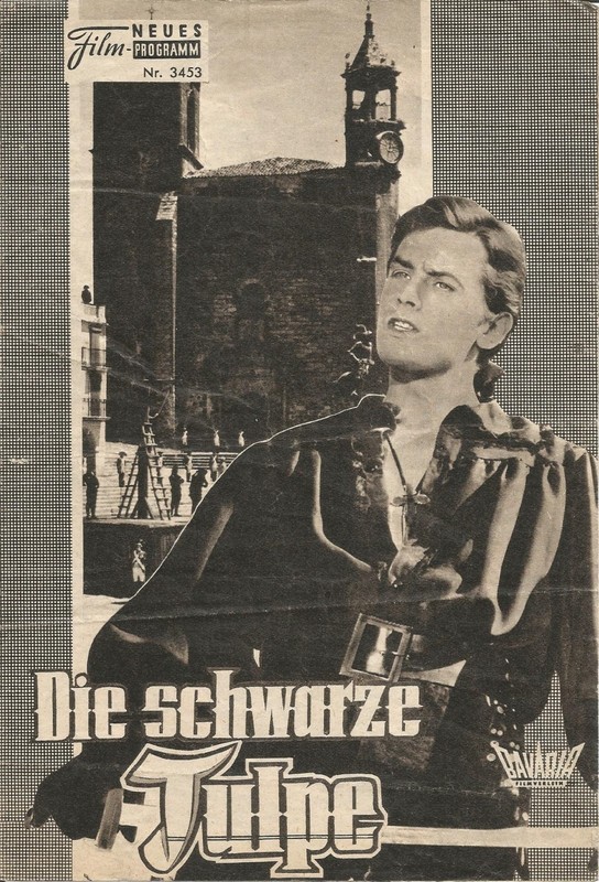 Die schwarze Tulpe La Tulip Noir Kino Neues Film Programm  AUSTRIA  Alain Delon