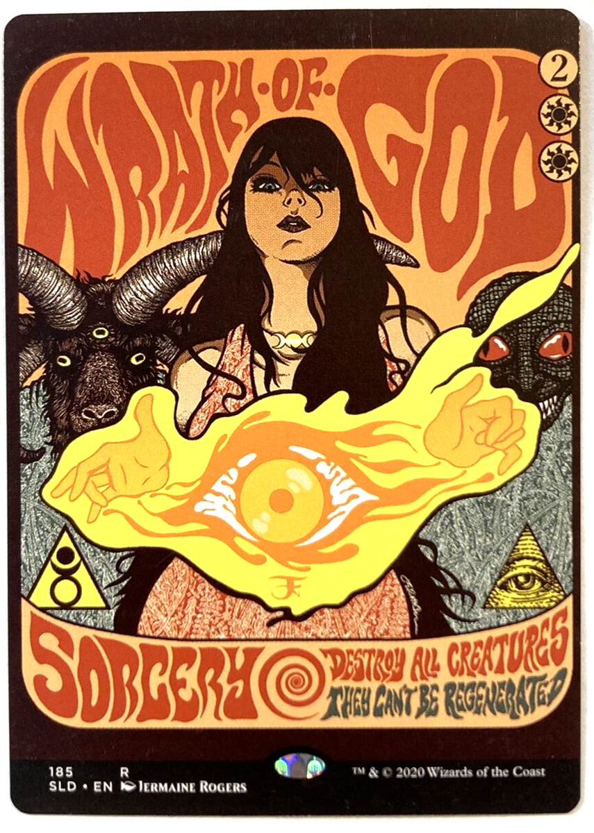 MTG Wrath of God *BORDERLESS POSTER STYLE* Secret Lair Drop 185 NM | eBay