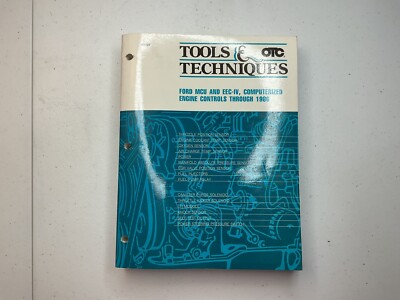 FORD COMPUTERIZED ENGINE CONTROLS & ELECTRONIC FUEL INJECTION THRU 1986 OTC