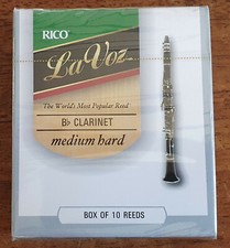 Rico La Voz  Reeds for Bb Clarinet, Boxes of 10, Various Strengths