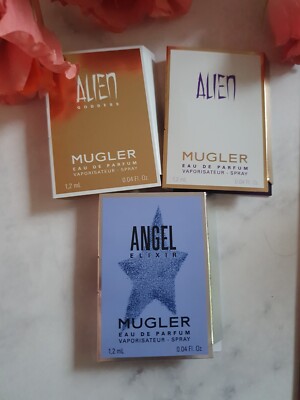 Thierry Mugler   Proben Set Alien & Goddess + Angel Elixir 3 x 1,2ml Edp