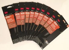 25-Sheets 3M Automotive Wet or Dry 3-2/3" X 9" 800 Grit Sandpaper 5-Packs 03022