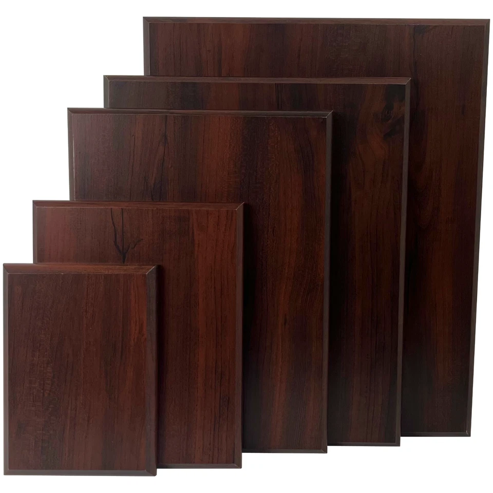 Cherry Finish Blank Award Plaque, DIY Blank Sign 5x7, 7x9, 9x12, 12x15 inch - Image 2 of 4
