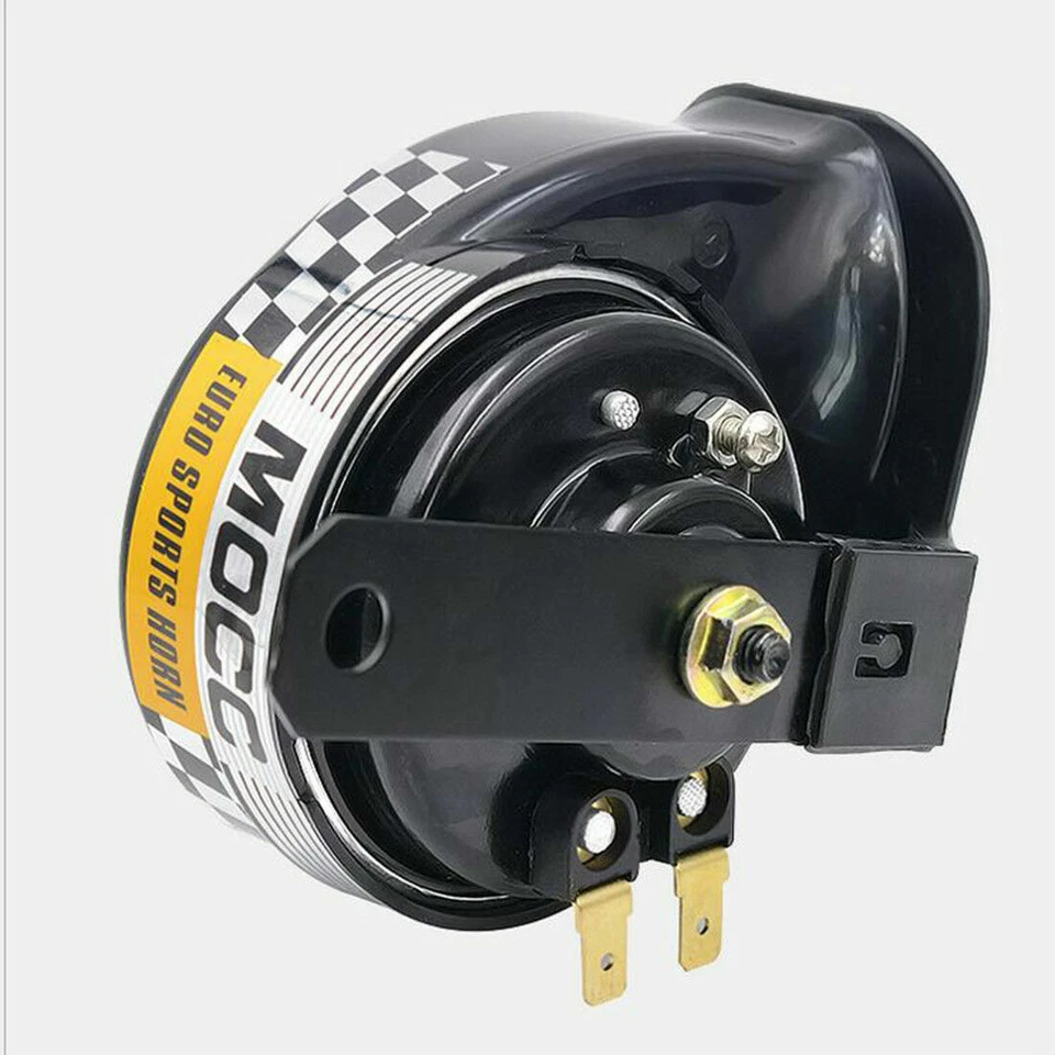 Bocina fuerte negra para motocicleta LWKDDT 12V para Kawasaki Vulcan 1700 VN1700A Voyager Foto 4 de 4