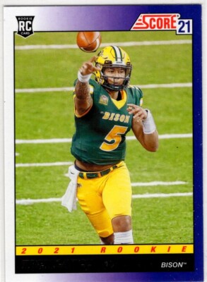2021 Panini Score Football Trey Lance No. TB3 North Dakota State Bison