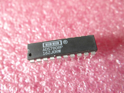 1 x ADS7808P 12-Bit 10μs Serial CMOS SamplingANALOG-to-DIGITAL CONVERTER 20-PDIP