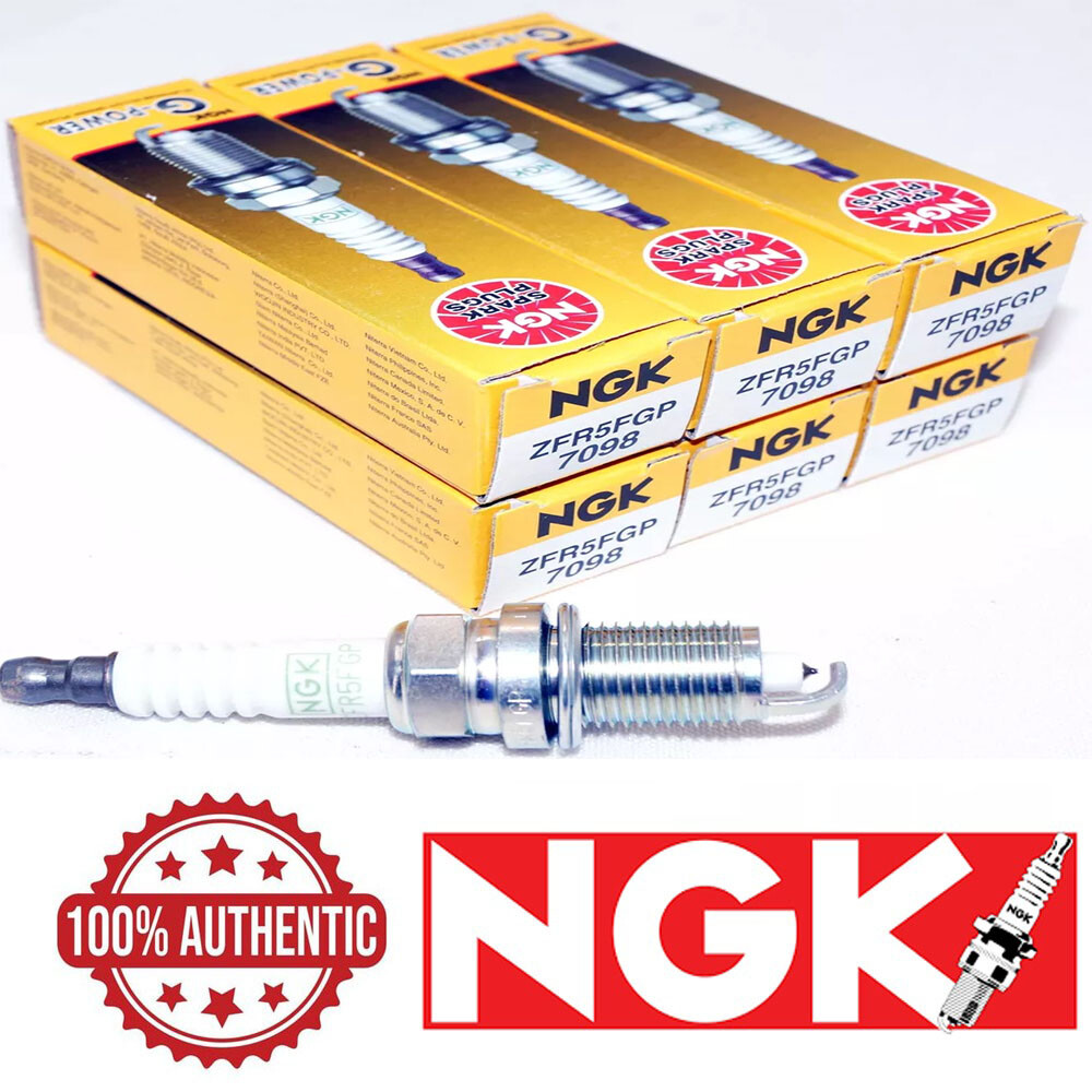 NGK PLATINUM Spark Plugs Set of 61995-2002 for Honda Accord 2.7L 3.0L