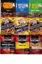 Slim Jim, Mingua, Jack Link's Jerky Variety Pack (9-Pack)