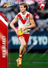 2024 Sydney Swans AFL Select Footy Stars Card - Nick Blakey