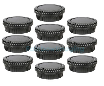 (10 Pcs ) Rear Lens Covers Camera Protective Body Caps Canon EF EF-S DSLR Lense