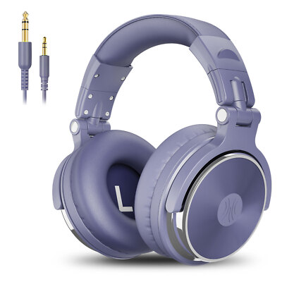 OneOdio Pro 10 hellblau Over Ear Kopfhörer mit Kabel 6.35 & 3.5mm Klinke