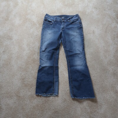 Silver Suki Bootcut Jeans Women's 31 Blue Denim Mid rise stretch