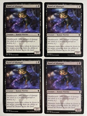 4x Mtg Dragons Of Tarkir Hand Of Silumgar NM Magic The Gathering