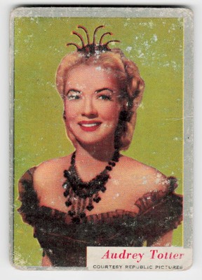 1953 Topps Who-Z-At Star? (R710-4) #19 Audrey Totter