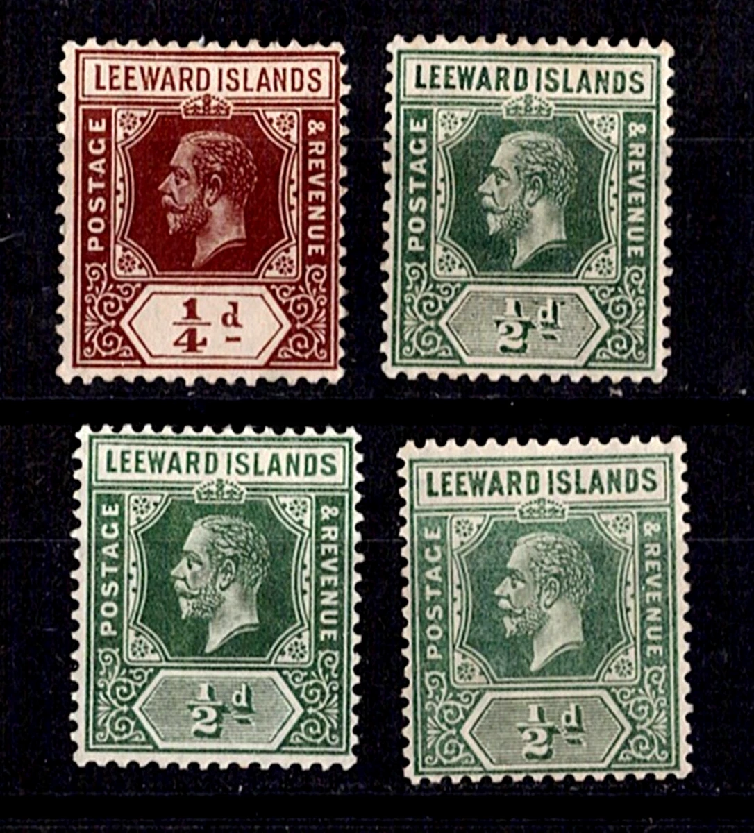 リーワード諸島1ポンド　未使用切手 Leeward Islands Colony Stamps for sale | eBay