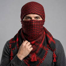 Keffiyeh Shemagh Tactical Desert Outdoor Hiking Scarf Cotton Head Neck Wrap