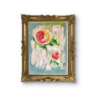 A Rose Bouquet For Mom Contemporary Expressionist Original Acrylic 9x12 Painting