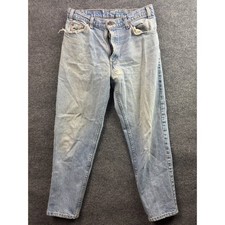Vintage Levis 550 Relaxed Fit Tapered Leg Jeans Mens 33x30 31x29 Orange Tab