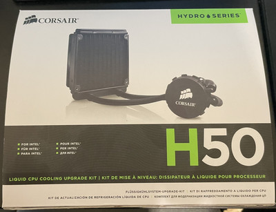 Corsair Hydro Series H50 Liquid  CPU Cooler - OPEN BOX