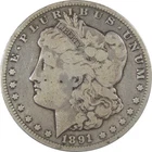 1891 CC Morgan Silver Dollar VG Very Good $1 Coin SKU:I23964