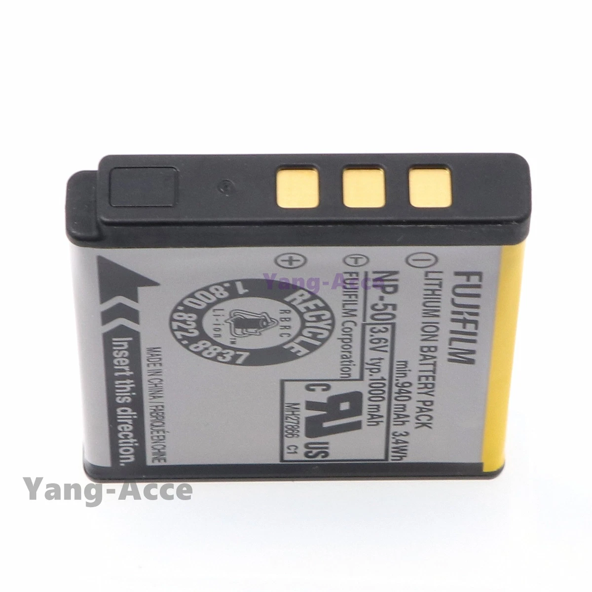 vhbw batteria compatibile con Fuji/Fujifilm FinePix JZ260, JZ300, JZ305, JZ500, JZ505 fotocamera digitale DSLR (660mAh, 3,7V, Li-Ion