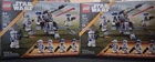 (2) LEGO Star Wars 75345 501st Clone Troopers Battle Pack 119pcs 6+