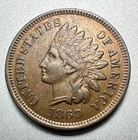 1869/9  INDIAN CENT   AU+ DETAILS  #2339