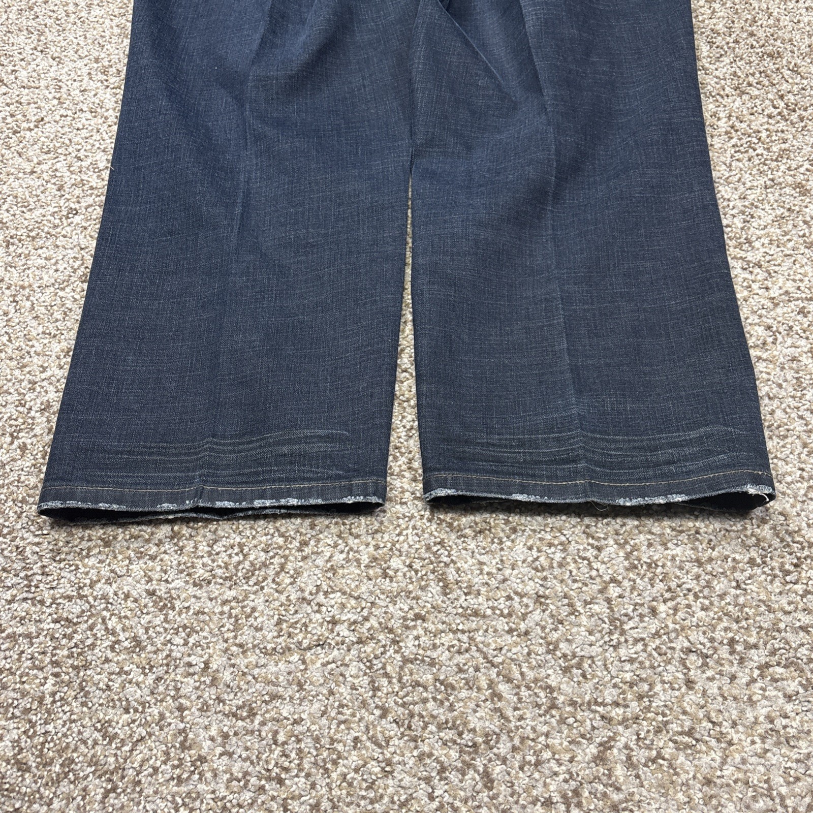 Vintage Z Cavaricci Women’s Size 14 Dark Blue Stretch Denim Jeans Fits 35 X 25 - View 18