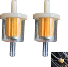 2x Benzinfilter Sprit Kraftstofffilter 8mm Für Auto PKW Motorrad Roller Quad