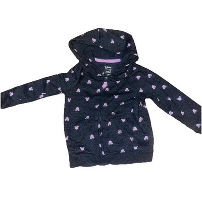 JUMPING BEANS DISNEY Zipper Hoodie Jacket Baby 18M Minnie Mouse Gray Pink NEW