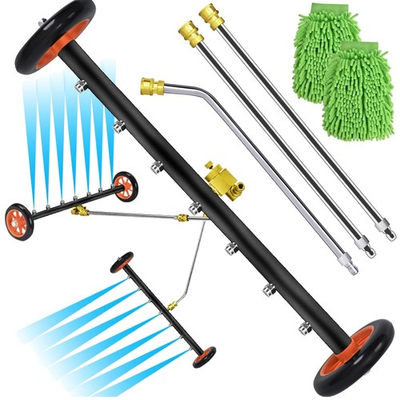 #ad #ad 24#x27;#x27; Undercarriage Pressure Washer Attachment 2 In 1 Power Washer under Car Cl $96.95