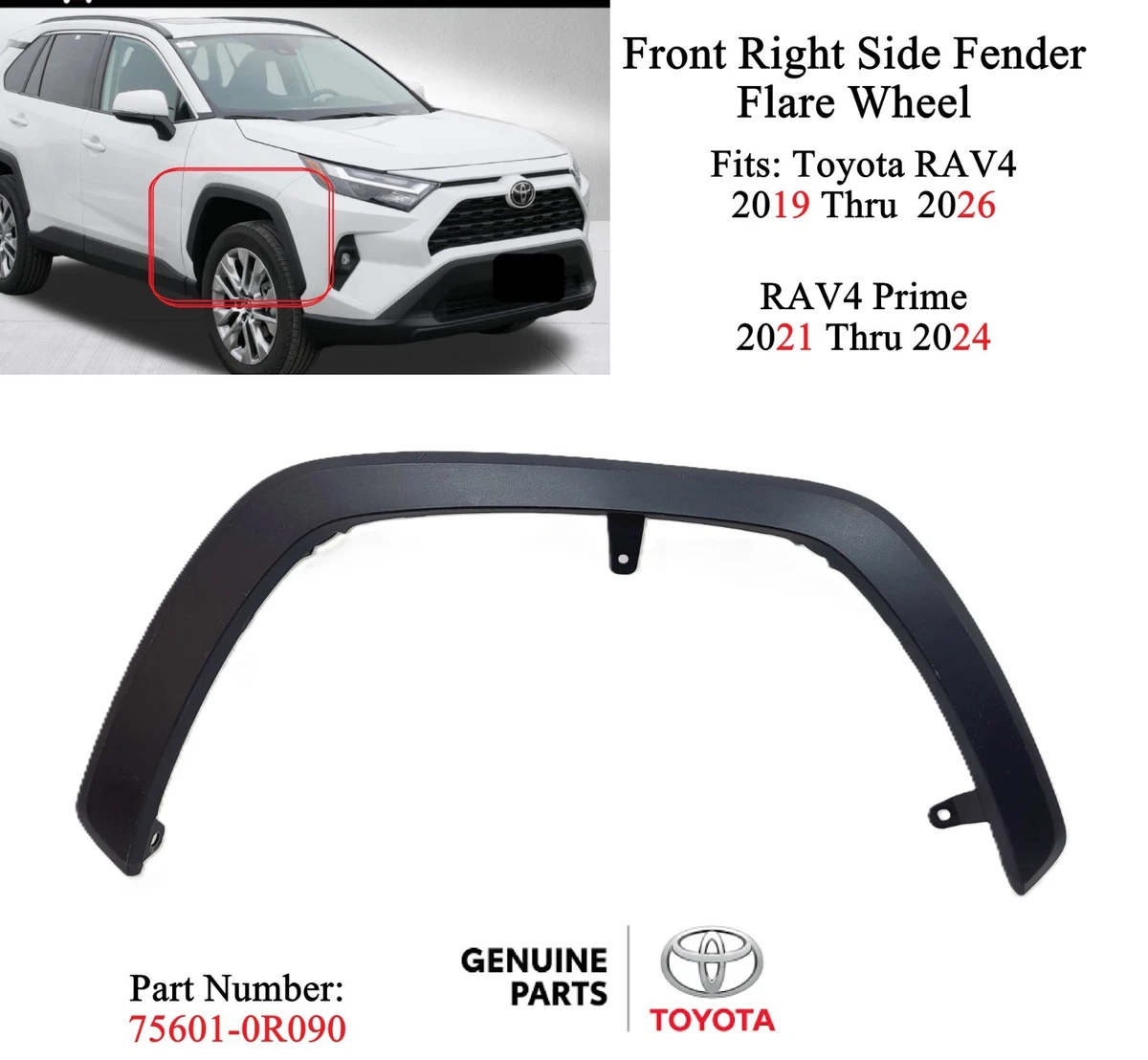 Genuine OEM Fenders for Toyota RAV4 for sale | eBay
