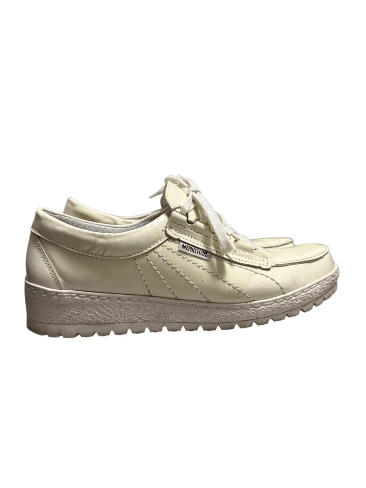 Zapatillas MEPHISTO Dama Originales Blanco Crema Talla 8.5 Para Mujer’s Foto 2 de 4