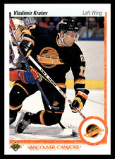 1990 Upper Deck Vladimir Krutov #77 Vancouver Canucks  NHL Hockey Rookie RC Base