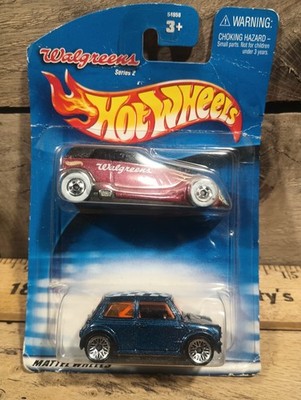 Hot Wheels 2000 Walgreens Series 2 Double Packed Phaeton & Mini Cooper