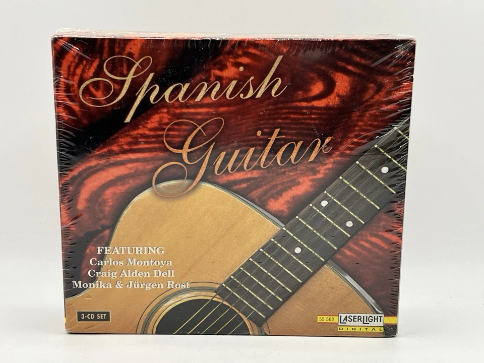 NEW Spanish Guitar 3-CD Set Carlos Montoya Latin Music SEALED LaserLight Digital - Image 3 of 4