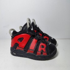 Nike Air More Uptempo Toddler Size 6C Comfy Sneakers Bred Shoes DM0020-001