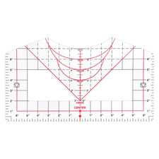 Tshirt Ruler Guide for Vinyl Alignment, Shirt Measurement Tool for Heat Press Ht