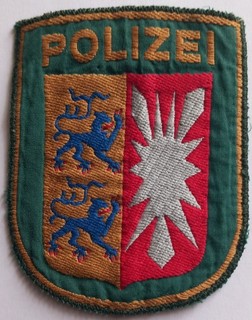Ärmelabzeichen Polizei Schleswig Holstein sehr guter Zustand