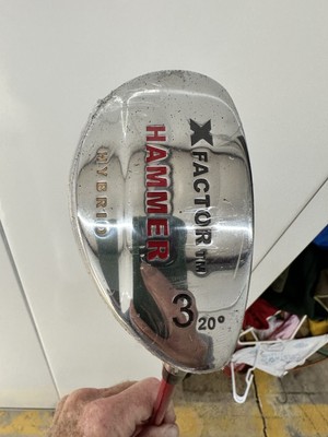 NEW X Factor Golf HAMMER (3) HYBRID 20* RH Graphite AeroSpeed World's Fastest