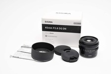 Sigma 45mm f2.8DG DN Contemporary for Sony E-Mount, Mint, Boxed, USA