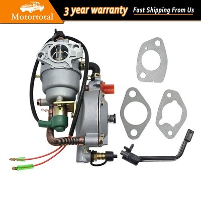 For Honda GX390 188F 5.5KW Manual Choke Dual Fuel Carburetor LPG Conversion Kit