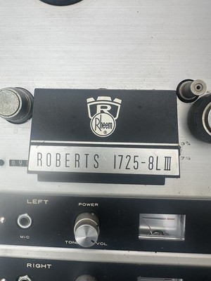 Rheem Roberts 1725-8L III 8-Track Reel-To-Reel Tape Player