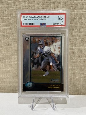 1998 Bowman Chrome - Charles Woodson #181 (RC)