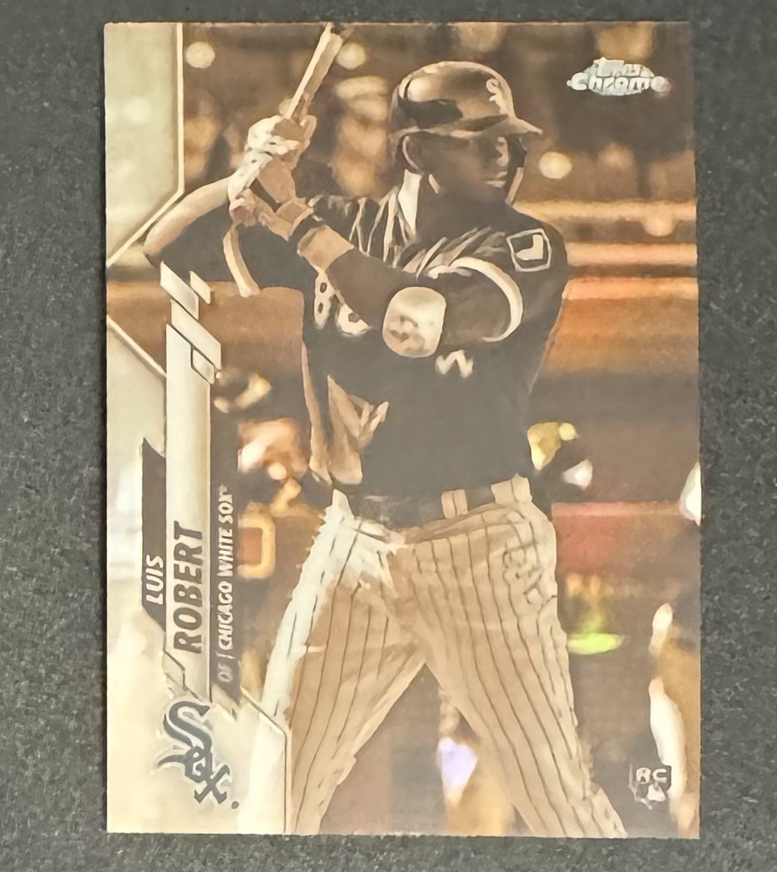 Luis Robert 2020 Topps Chrome ROOKIE Sepia Refractor #60 - Chicago White Sox