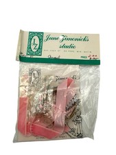 RARE Vintage June Zimonick ANGEL PINK Christmas Boutique Ornament Kit 145