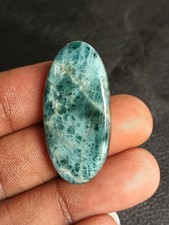 45 Cts.Green Apatite cabs for Jewelry Making Healing Crystal Collector 39x18x5mm