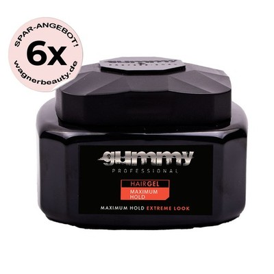 Fonex Gummy Hairgel Maximum Hold & Extreme Look 500ml Red 6er (12,30 EUR/)