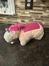 Dream Lites Pillow Pet Unicorn Rainbow Color- Night Light w/Stars  Colors 2011