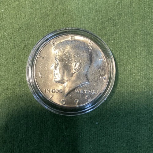 1970-D Kennedy Half Dollar 40% Silver KEY DATE Unc (1 coin)